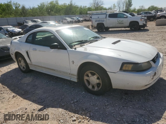 2001 Ford Mustang Standard z VIN 1FAFP40441F224862, wystawiony jako Copart lot #53366135 z przebiegiem Nie podano mil oraz Czysty tytuł • Clean title. Historia ofert i sprzedaży dostępna na DreamBid. Obrazek 4.