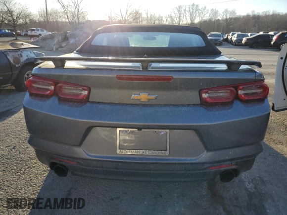 2020 Chevrolet Camaro 1LT with VIN 1G1FB3DXXL0118597, listed as a Copart auction lot 42676435 with 53,200 mi miles and Salvage Title. Bid and sale history available at carsss.com. Image 6.