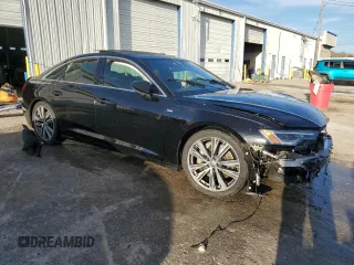 2019 Audi A6 Premium Plus with VIN WAUL2BF28KN068447, listed as a Copart auction lot 48252955 with 93,041 mi miles and Salvage Title. Bid and sale history available at carsss.com. Image 4.