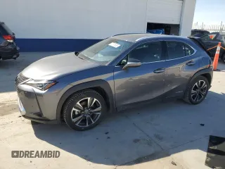 2021 Lexus UX with VIN JTHX9JBH5M2040340, listed as a Copart auction lot 47741835 with 36,966 mi miles and Salvage Title. Bid and sale history available at carsss.com. Image 1.