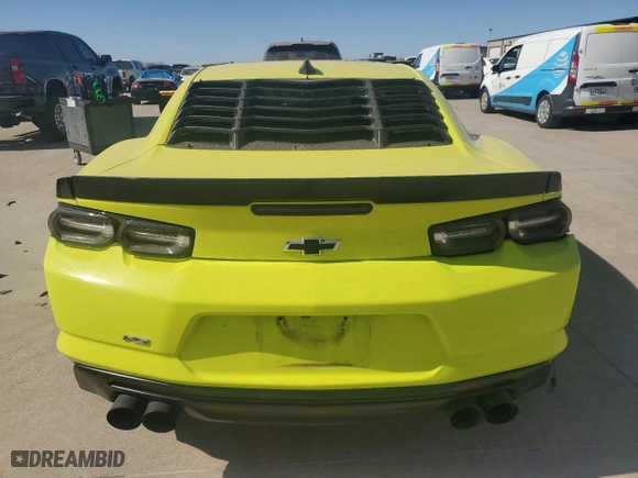 2019 Chevrolet Camaro 1LT with VIN 1G1FA1RS5K0156256, listed as a Copart auction lot 49217325 with 0 mi miles and Salvage Title. Bid and sale history available at carsss.com. Image 6.