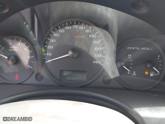 2005 Chevrolet Malibu LS with VIN 1G1ZT54835F320678, listed as a IAAI auction lot 42104869 with 135,985 mi miles. Bid and sale history available at carsss.com. Image 7.