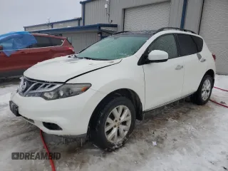 2013 Nissan Murano SV with VIN JN8AZ1MW0DW320585, listed as a Copart auction lot 45122655 with 167,494 mi miles and Clean Title. Bid and sale history available at carsss.com. Image 1.