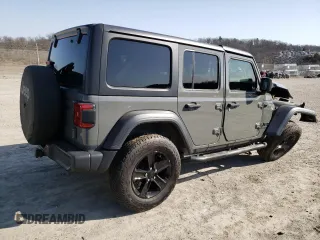 2020 Jeep Wrangler Unlimited Sport Altitude with VIN 1C4HJXDG5LW346627, listed as a Copart auction lot 48983145 with Not provided miles and Salvage title. Bid and sale history available at DreamBid. Image 3.