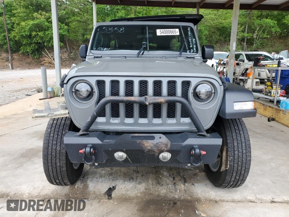 2019 Jeep Wrangler Unlimited Sport Altitude with VIN 1C4HJXDG6KW585358, listed as a Copart auction lot 54000665 with Not provided miles and Salvage title. Bid and sale history available at DreamBid. Image 5.