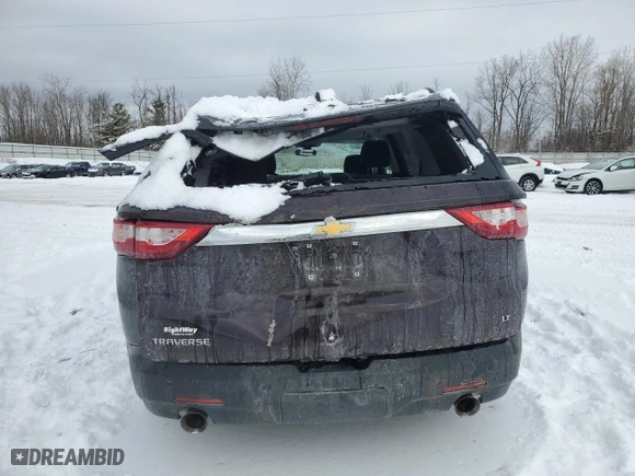 2021 Chevrolet Traverse LT Cloth with VIN 1GNERGKW6MJ105588, listed as a Copart auction lot 44952715 with 41,840 mi miles and Clean Title. Bid and sale history available at carsss.com. Image 6.