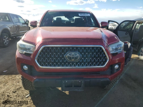 2018 Toyota Tacoma SR with VIN 5TFCZ5AN7JX157558, listed as a Copart auction lot 46546575 with NaN miles and Salvage Title. Bid and sale history available at carsss.com. Image 5.