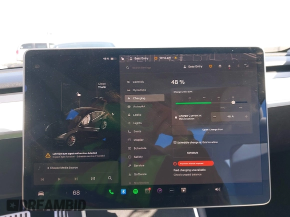 2019 Tesla Model 3 Long Range with VIN 5YJ3E1EB9KF231742, listed as a IAAI auction lot 42114608 with 86,657 mi miles and . Bid and sale history available at DreamBid. Image 18.