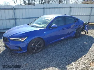 2023 Acura Integra w/A-Spec Package with VIN 19UDE4H33PA017244, listed as a Copart auction lot 47012115 with 11,804 mi miles and Salvage Title. Bid and sale history available at carsss.com. Image 1.
