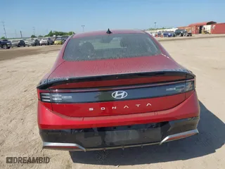 2024 Hyundai Sonata SEL with VIN KMHL64JA8RA369489, listed as a IAAI auction lot 42018317 with 25,772 mi miles. Bid and sale history available at carsss.com. Image 16.