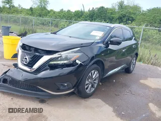 2018 Nissan Murano SV with VIN 5N1AZ2MG7JN108130, listed as a IAAI auction lot 42081689 with 114,765 mi miles and . Bid and sale history available at carsss.com. Image 17.