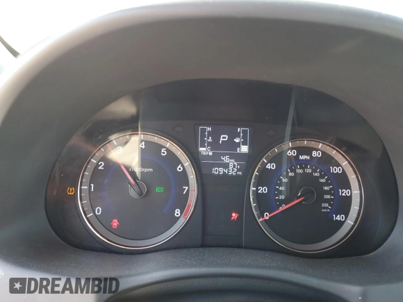 2017 Hyundai Accent SE with VIN KMHCT4AE5HU176676, listed as a Copart auction lot 53863575 with 109,432 mi miles and Salvage Title. Bid and sale history available at carsss.com. Image 9.