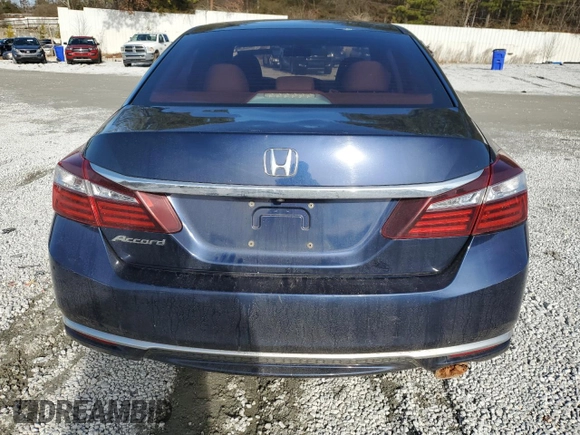 2017 Honda Accord Sedan LX with VIN 1HGCR2F35HA149818, listed as a Copart auction lot 42377075 with 193,417 mi miles and Salvage Title. Bid and sale history available at carsss.com. Image 6.