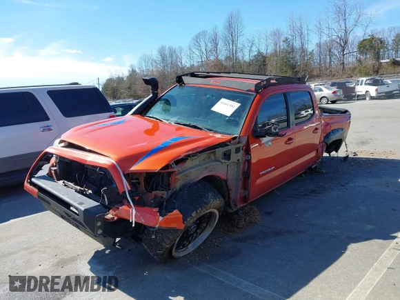 2017 Toyota Tacoma SR5 with VIN 5TFAZ5CN3HX023869, listed as a IAAI auction lot 41661581 with 158,145 mi miles and . Bid and sale history available at carsss.com. Image 18.