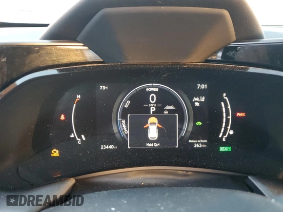 2023 Lexus NX 350h Luxury with VIN 2T2HKCEZ7PC013958, listed as a Copart auction lot 76819444 with 23,440 mi miles and Non Repairable. Bid and sale history available at DreamBid. Image 9.