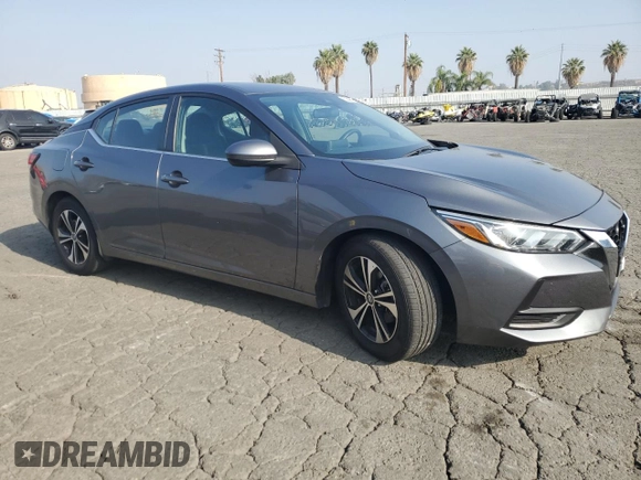 2021 Nissan Sentra SV with VIN 3N1AB8CV7MY254517, listed as a Copart auction lot 62609675 with 66,561 mi miles and Non repairable. Bid and sale history available at DreamBid. Image 4.