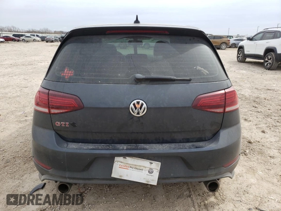 2019 Volkswagen Golf GTI S with VIN 3VW5T7AU6KM029409, listed as a Copart auction lot 43246884 with 51,210 mi miles. Bid and sale history available at carsss.com. Image 6.