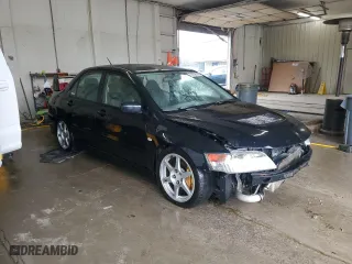 2005 Mitsubishi Lancer Evolution VIII with VIN JA3AH86D45U023317, listed as a Copart auction lot 78750514 with 232,987 mi miles and Salvage Title. Bid and sale history available at carsss.com. Image 4.
