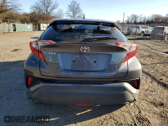 2018 Toyota C-HR XLE with VIN NMTKHMBX9JR029349, listed as a Copart auction lot 49437215 with 54,337 mi miles and Salvage Title. Bid and sale history available at carsss.com. Image 6.