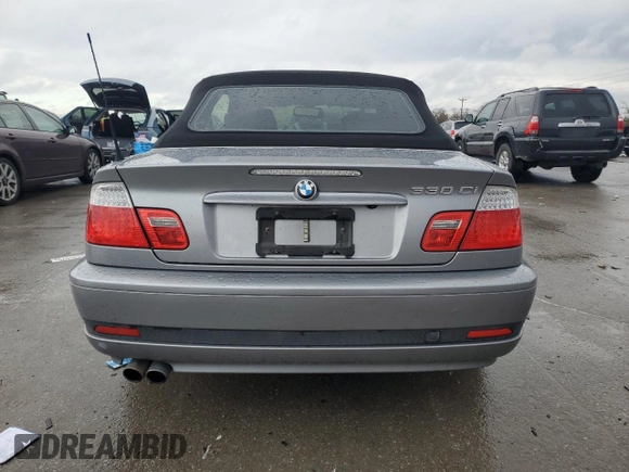 2006 BMW 3 Series 330Ci with VIN WBABW53416PZ40310, listed as a Copart auction lot 43383425 with 152,151 mi miles and Clean Title. Bid and sale history available at carsss.com. Image 6.