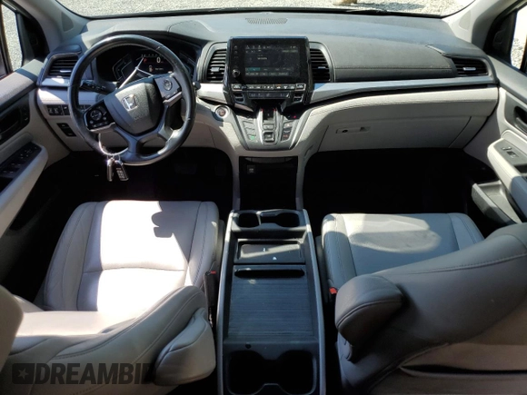 2018 Honda Odyssey EX-L z VIN 5FNRL6H70JB000036, wystawiony jako Copart lot #50455365 z przebiegiem 141 010 mil mil oraz Szkoda całkowita • Salvage title. Historia ofert i sprzedaży dostępna na DreamBid. Obrazek 8.