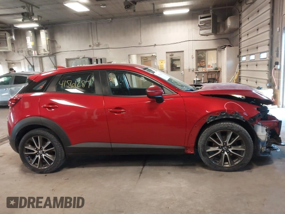 2017 Mazda CX-3 Touring with VIN JM1DKFC73H0175023, listed as a IAAI auction lot 41561287 with 110,669 mi miles. Bid and sale history available at carsss.com. Image 14.