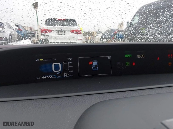 2021 Toyota Prius Prime LE with VIN JTDKAMFP9M3188569, listed as a IAAI auction lot 41712793 with 144,722 mi miles. Bid and sale history available at carsss.com. Image 7.