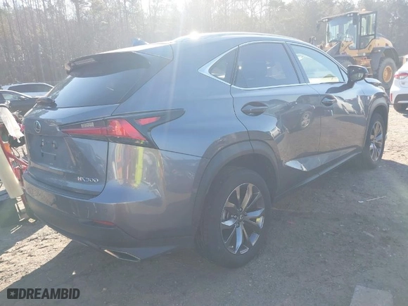 2021 Lexus NX with VIN JTJSARBZXM2202017, listed as a IAAI auction lot 41503160 with 26038 miles. Bid and sale history available at carsss.com. Image 4.