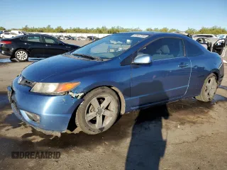 2006 Honda Civic Cpe EX with VIN 2HGFG128X6H525359, listed as a Copart auction lot 67657284 with 162,571 mi miles and Salvage Title. Bid and sale history available at carsss.com. Image 1.
