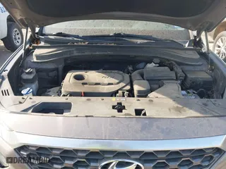 2019 Hyundai Santa Fe SE with VIN 5NMS23AD3KH117001, listed as a IAAI auction lot 41898888 with 108,418 mi miles. Bid and sale history available at carsss.com. Image 10.