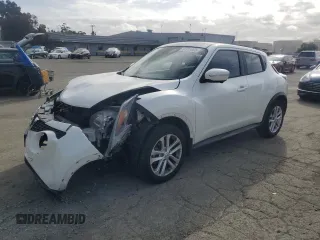 2015 Nissan Juke S with VIN JN8AF5MR5FT505956, listed as a Copart auction lot 51015955 with 41,185 mi miles and Salvage Title. Bid and sale history available at carsss.com. Image 1.