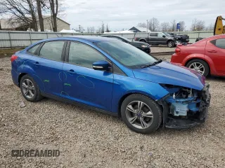 2018 Ford Focus SE with VIN 1FADP3F29JL274455, listed as a Copart auction lot 53339445 with 67,294 mi miles and Non repairable. Bid and sale history available at DreamBid. Image 4.