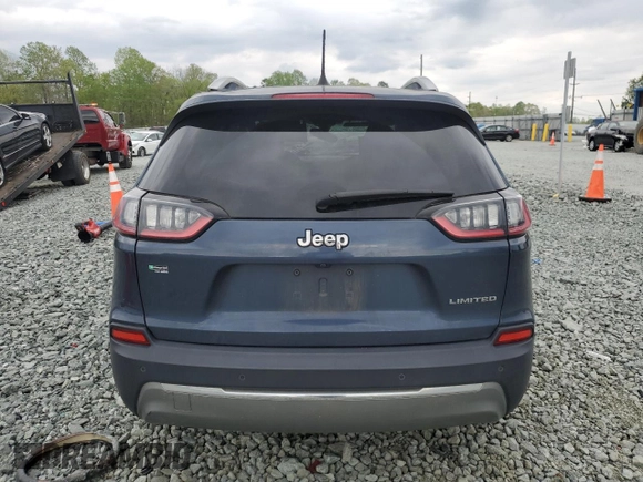 2020 Jeep Cherokee Limited with VIN 1C4PJLDB0LD653580, listed as a Copart auction lot 52700875 with 114,517 mi miles and Salvage title. Bid and sale history available at DreamBid. Image 6.