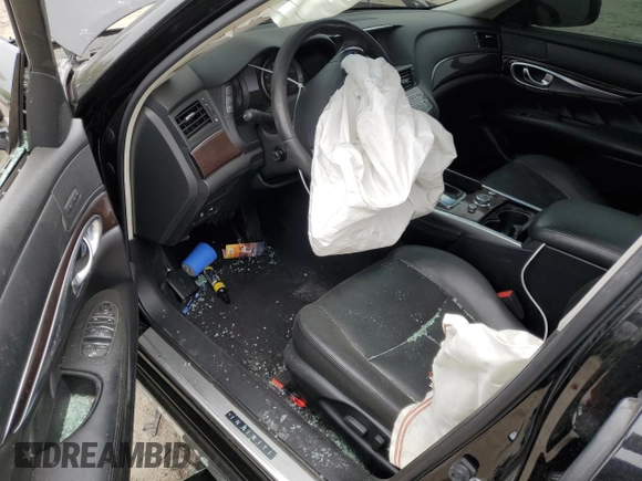 2016 Infiniti Q70 with VIN JN1BY1PR5GM720394, listed as a Copart auction lot 52748025 with Not provided miles and Salvage title. Bid and sale history available at DreamBid. Image 8.