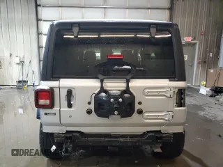 2023 Jeep Wrangler Sport with VIN 1C4HJXDN8PW639488, listed as a Copart auction lot 44931555 with 23,371 mi miles and Salvage Title. Bid and sale history available at DreamBid. Image 6.