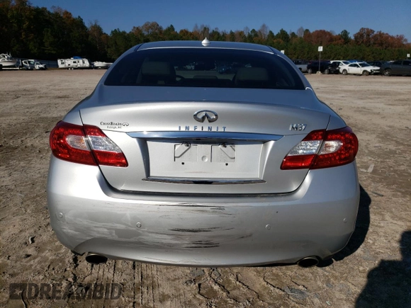 2013 Infiniti M37 with VIN JN1BY1AP9DM510965, listed as a Copart auction lot 80329254 with 119,103 mi miles and Salvage Title. Bid and sale history available at carsss.com. Image 6.
