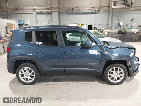 2020 Jeep Renegade Latitude with VIN ZACNJBBBXLPL56884, listed as a IAAI auction lot 39932114 with 27,431 mi miles. Bid and sale history available at carsss.com. Image 13.