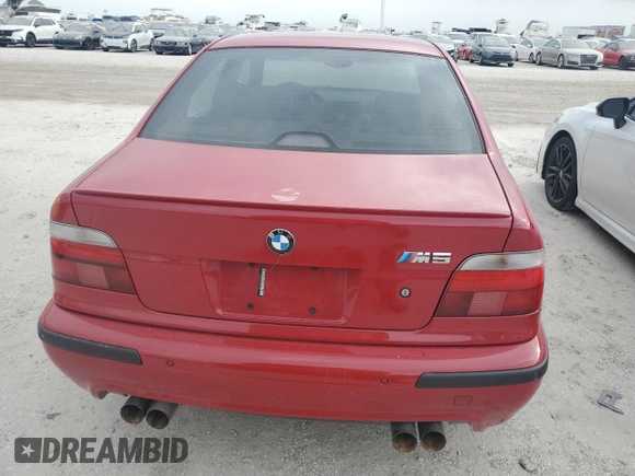 2000 BMW M5 z VIN WBSDE9345YBZ94093, wystawiony jako Copart lot #74606874 z przebiegiem Nie podano mil oraz Nie do naprawy • Non repairable. Historia ofert i sprzedaży dostępna na DreamBid. Obrazek 6.