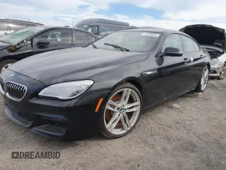 2016 BMW 6 Series 640i with VIN WBA6D0C55GG432720, listed as a Copart auction lot 76286604 with 0 mi miles and Salvage Title. Bid and sale history available at carsss.com. Image 1.