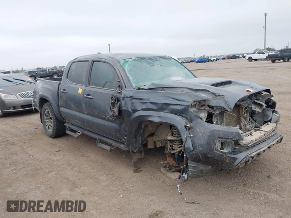 2023 Toyota Tacoma 4WD SR with VIN 3TMCZ5AN6PM554838, listed as a IAAI auction lot 41215603 with 1 mi miles. Bid and sale history available at carsss.com. Image 12.