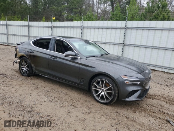 2023 Genesis G70 2.0T with VIN KMTG34TA6PU128183, listed as a Copart auction lot 39857364 with Not Provided miles and Salvage Title. Bid and sale history available at DreamBid. Image 4.