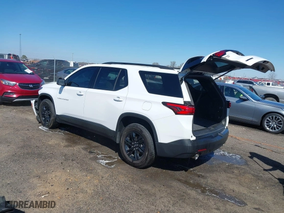 2022 Chevrolet Traverse LS with VIN 1GNERFKW7NJ115171, listed as a IAAI auction lot 41690818 with 89,360 mi miles. Bid and sale history available at carsss.com. Image 3.