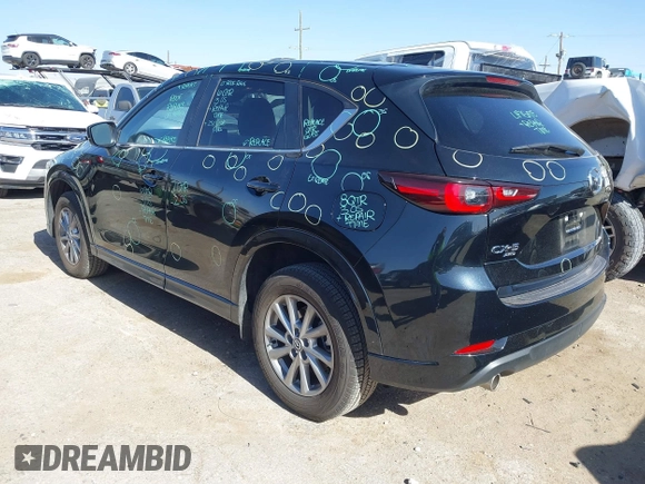 2025 Mazda CX-5 2.5 S Select Package with VIN JM3KFBBL9S0538555, listed as a IAAI auction lot 41421222 with 3,387 mi miles. Bid and sale history available at carsss.com. Image 3.