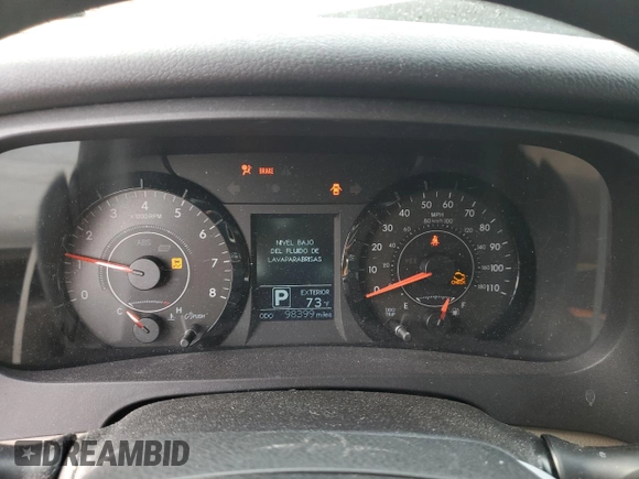 2015 Toyota Sienna LE AAS с VIN 5TDKK3DC8FS554952, выставлен на аукционе Copart как лот 54992385 с пробегом 98 399 миль миль и Списание • Salvage title. История ставок и продаж доступна на DreamBid. Изображение 9.