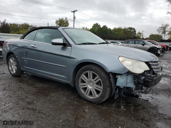 2008 Chrysler Sebring Limited with VIN 1C3LC65M98N216001, listed as a Copart auction lot 72506674 with 119,617 mi miles and Salvage Title. Bid and sale history available at carsss.com. Image 4.
