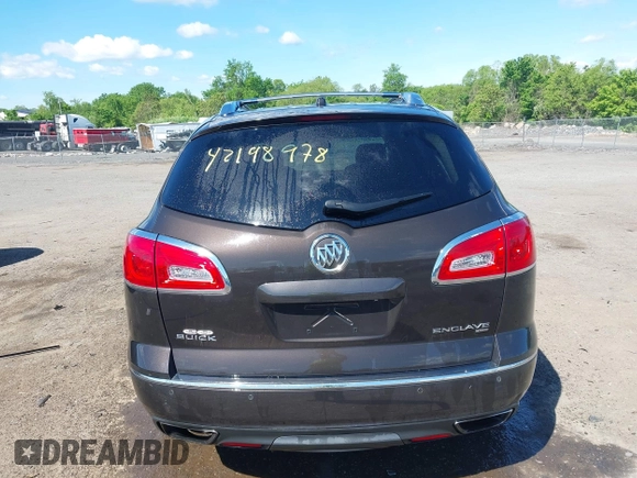 2013 Buick Enclave Premium with VIN 5GAKVDKD9DJ142303, listed as a IAAI auction lot 42198978 with 121,598 mi miles and . Bid and sale history available at DreamBid. Image 17.