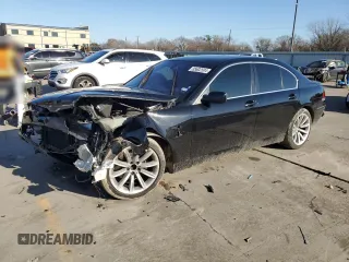 2007 BMW 7 Series 750i with VIN WBAHL83537DT08070, listed as a Copart auction lot 85602504 with Not Provided miles and Salvage Title. Bid and sale history available at carsss.com. Image 1.