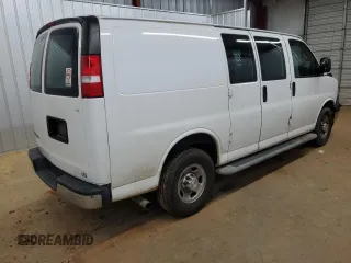 2020 Chevrolet Express Cargo with VIN 1GCWGAFG8L1203183, listed as a Copart auction lot 46116005 with 65,023 mi miles and Salvage title. Bid and sale history available at DreamBid. Image 3.