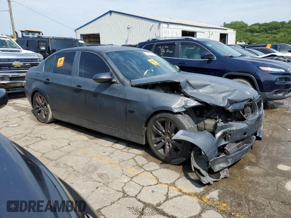 2006 BMW 3 Series 325i with VIN WBAVB17526NK35306, listed as a Copart auction lot 65991894 with 0 mi miles and Salvage Title. Bid and sale history available at carsss.com. Image 4.