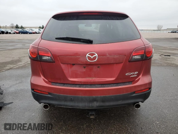 2014 Mazda CX-9 Touring with VIN JM3TB3CA7E0433875, listed as a Copart auction lot 84949564 with 156,988 mi miles and Non Repairable. Bid and sale history available at DreamBid. Image 6.
